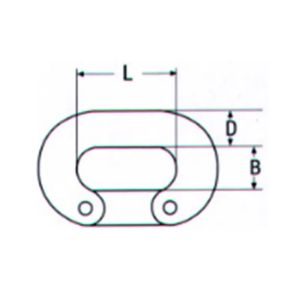 Σύνδεσμοι αλυσίδας M8308 Inox A4 - Image 2