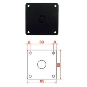 Πόδια τραπεζιού τετράγωνα 71 cm - Image 3