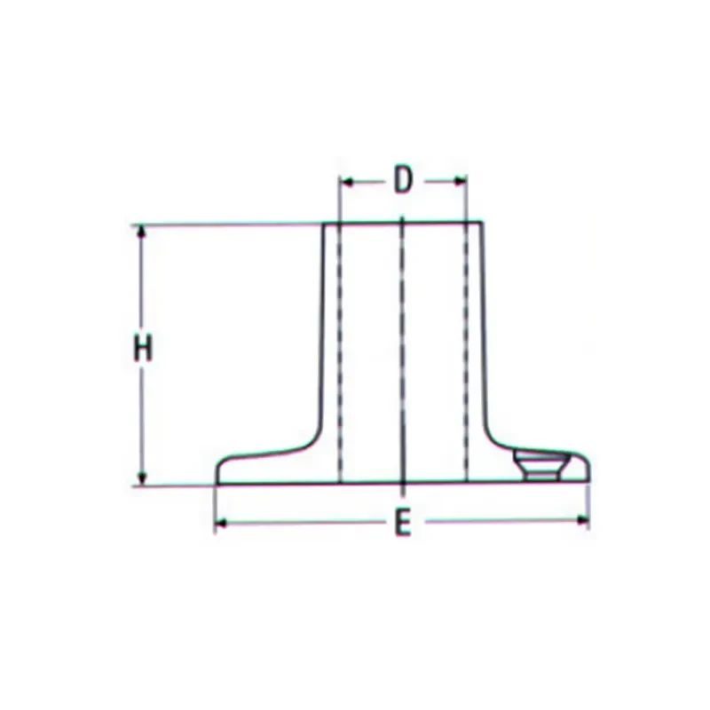 Βάση κεραίας 90º στρόγγυλη M8201 Inox A4 - Image 2