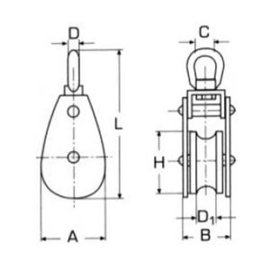 Ράουλο Διπλό M8369 Inox A4 - Image 2