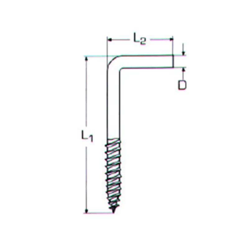 Γωνίες βίδα M8707 Inox A4 - Image 2