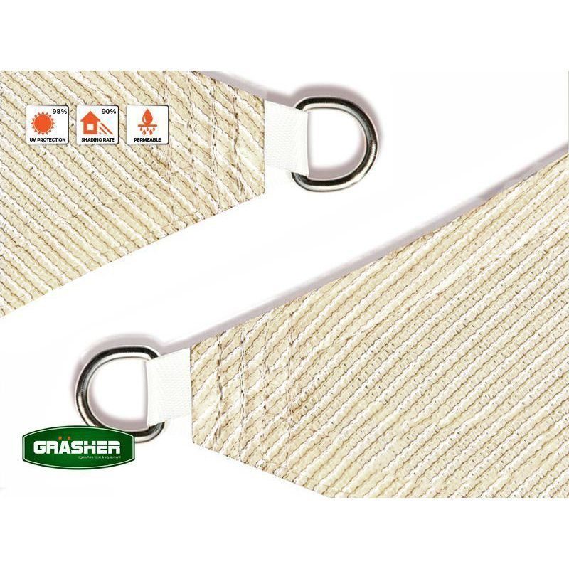 Τρίγωνο Πανί σκίασης 5x5x5m 180gr/m2 GRASHER - Image 3