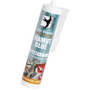 Κόλλα Διάφανη 290ml MAMUT GLUE CRYSTAL Den Braven