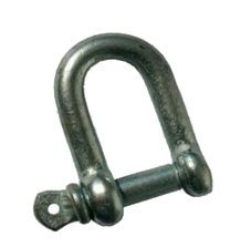 Ναυτικό κλειδί D γαλβανιζέ 38mm