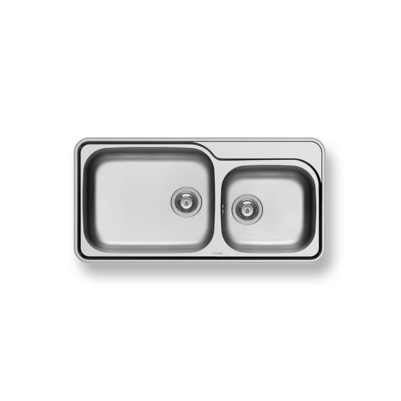 Ένθετος Νεροχύτης Inox 96x48cm SPACE PLUS PYRAMIS