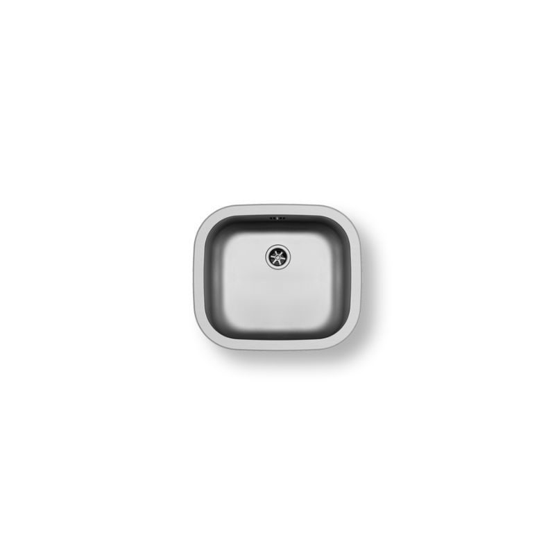 Νεροχύτης Inox 46.5x40.5cm KIBA SQUARE PYRAMIS