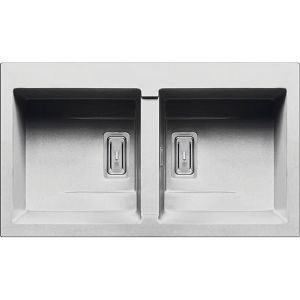 Νεροχύτης 86x50cm PYRAGRANITE KARTESIO PYRAMIS - Image 5