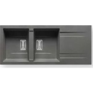 Νεροχύτης 116x50cm PYRAGRANITE KARTESIO PYRAMIS - Image 3