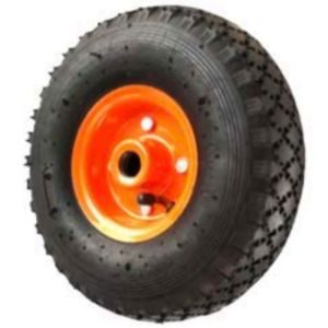 Ρόδα καροτσιών μεταφοράς μεταλλική ζάντα PU FOAM