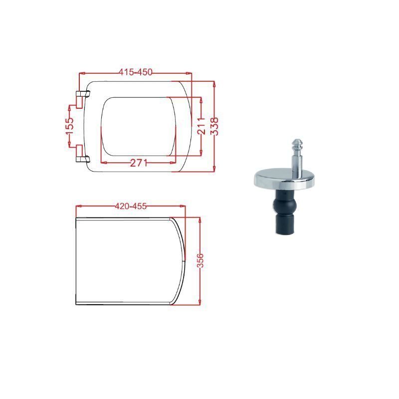 Κάλυμμα λεκάνης Plaza βαρέως τύπου - Image 2