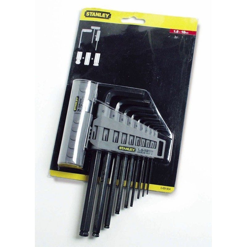 Κλειδία Αλλεν 9τμχ με λαβή STANLEY 0-89-904 - Image 2