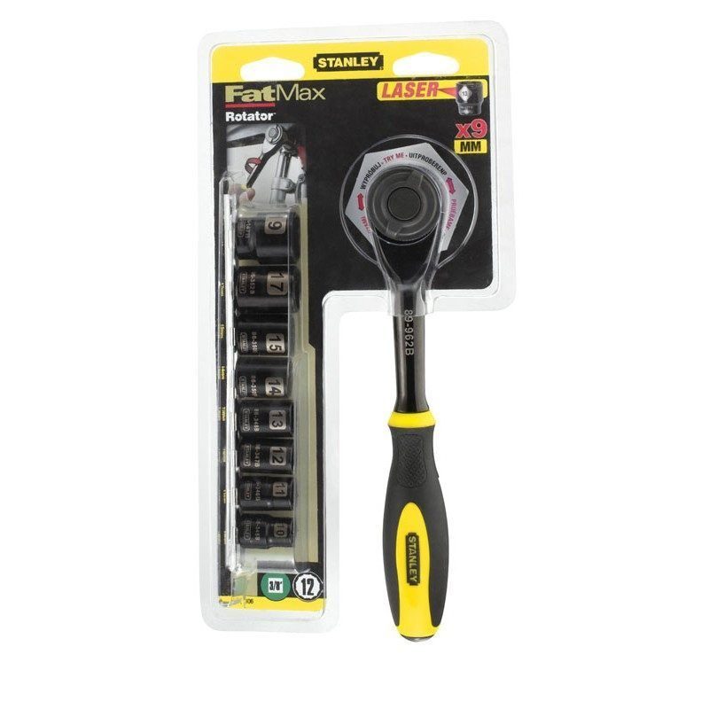 Καστάνια Περιστρεφόμενη σετ 9τμχ 3/8” FATMAX 0-94-606 - Image 2