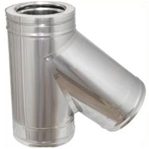 Ημιτάφ 135° διπλού τοιχώματος Inox TechnoTherm