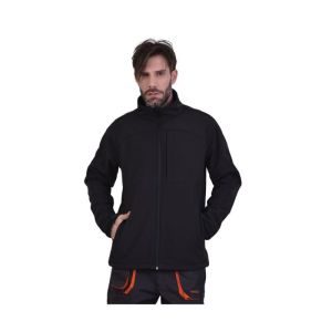 Τζάκετ μαύρο ισχυρού ψύχους SOFTSHELL ERGOLINE