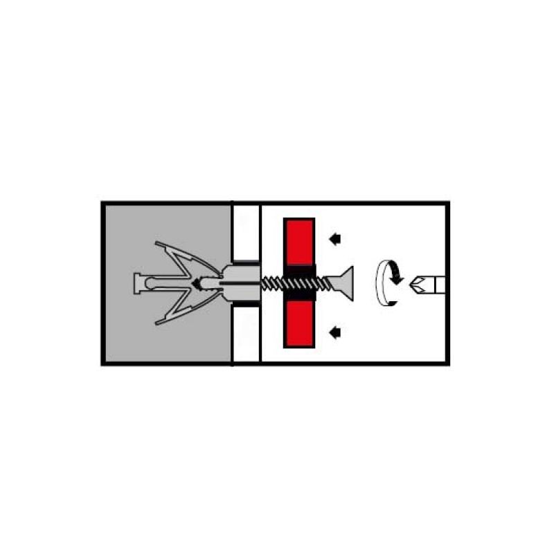 Βύσματα πλαστικά γυψοσανίδας & πάνελ ETNF Elematic - Image 5