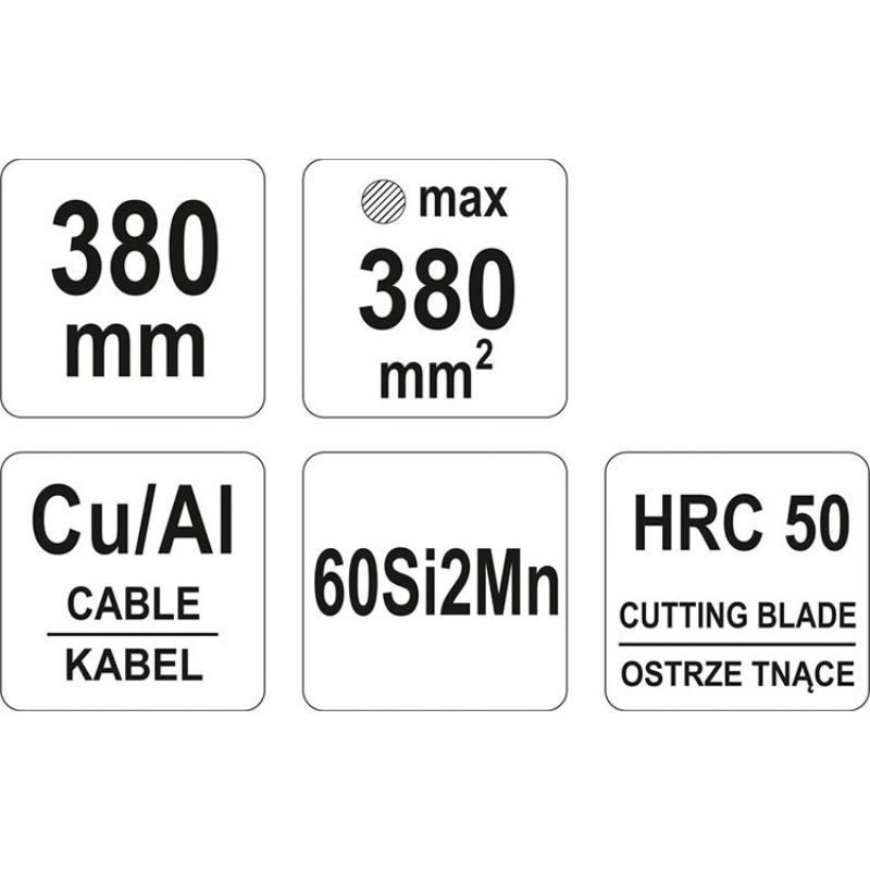Κόφτης Καλωδίων 380mm YATO YT-18602 - Image 2