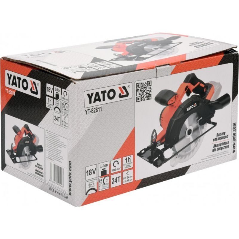 Δισκοπρίονο με Σύστημα Αναρρόφησης 18V YATO YT-82811 - Image 2