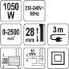 Σπαθόσεγα 1050W YATO YT-82281