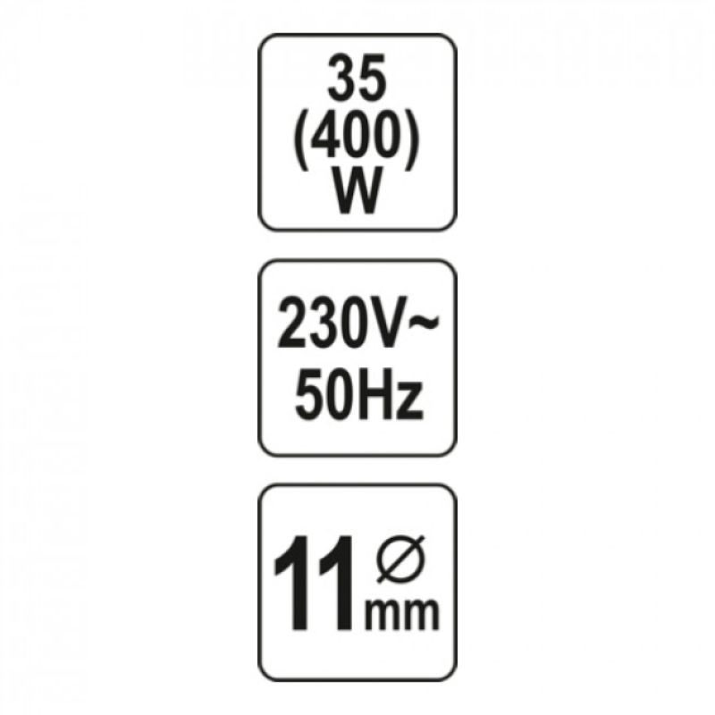 Πιστόλι Θερμοκόλλας 400W YATO YT-82401 - Image 3