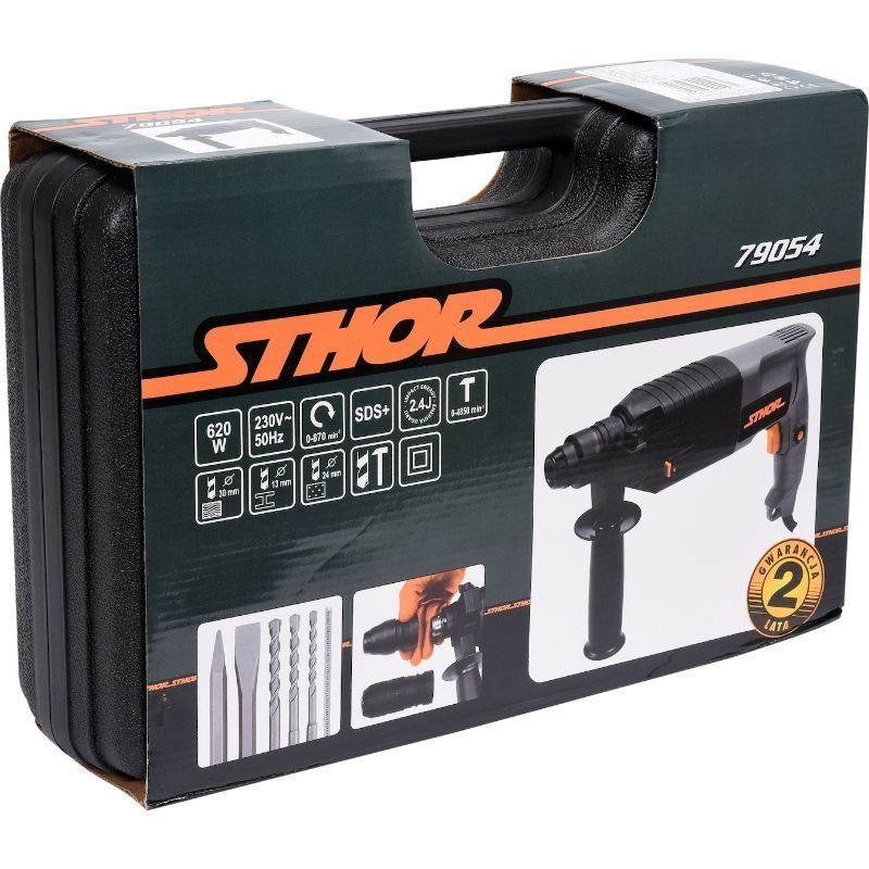 Κρουστικό Σκαπτικό Ρεύματος SDS Plus 620W STHOR 79054 - Image 4