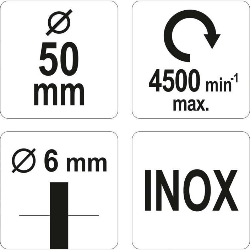 Βουρτσα με αξονα INOX YATO - Image 4