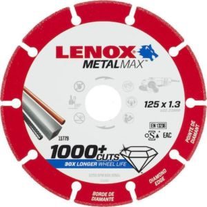 Δίσκος Κοπής Γωνιακού Τροχού 125mm LENOX