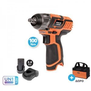 Μπουλονόκλειδο 12V 2Ah με Υποδοχή 3/8" KRAUSMANN