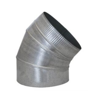 Καμπύλη αεραγωγών 60° μονού τοιχώματος Inox TechnoSpiral