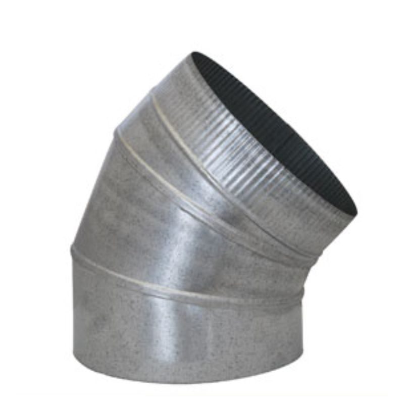 Καμπύλη αεραγωγών 60° μονού τοιχώματος Inox TechnoSpiral