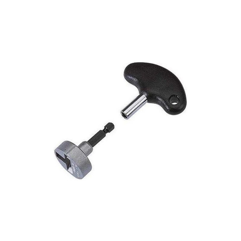 Κατσαβίδι T Κοντό με Υποδοχή 1/4" WOLFCRAFT