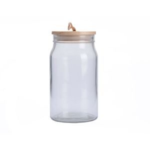 Βάζo γυάλινo στρόγγυλο 1100ml