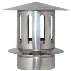 Απόληξη καπέλο καμινάδας Inox Fil-Top