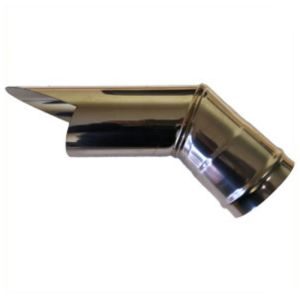 Απόληξη αεραγωγών Pellet Inox TechnoMetal