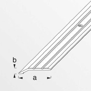 Προφίλ αλουμινίου μοκέτας με επίπεδο τελείωμα - Image 4