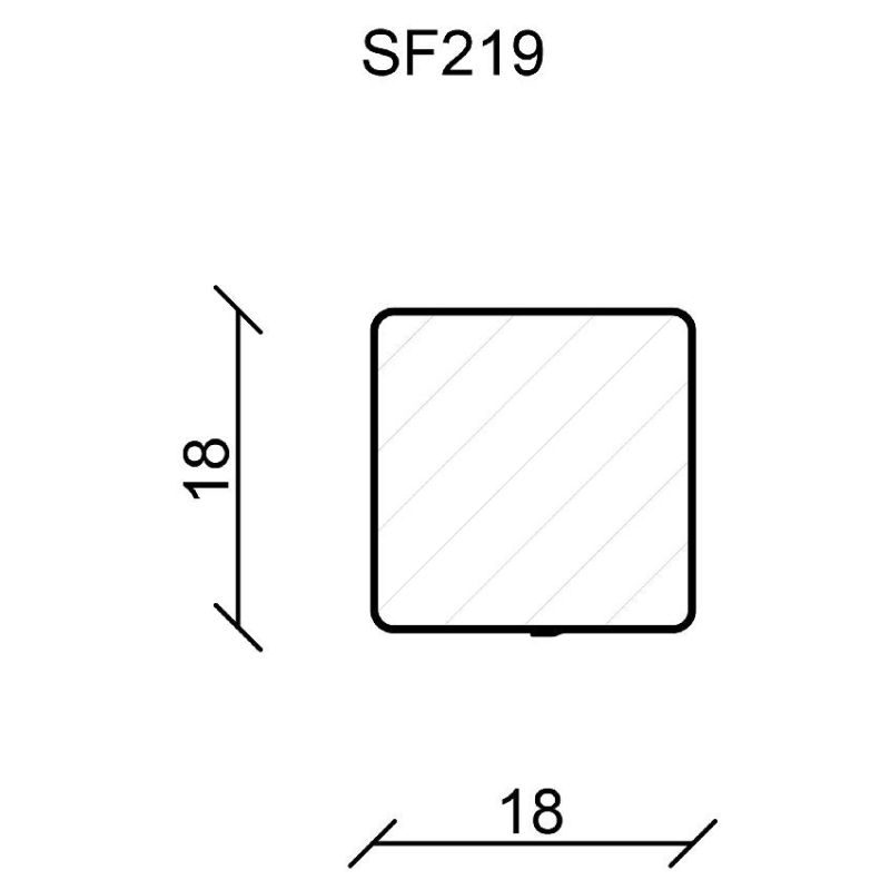 ΣΥΝΔΕΣΜΟΣ ΣΟΒΑΤΕΠΙ 18x18x82mm 2 ΤΕΜ FOEI35A - Image 2