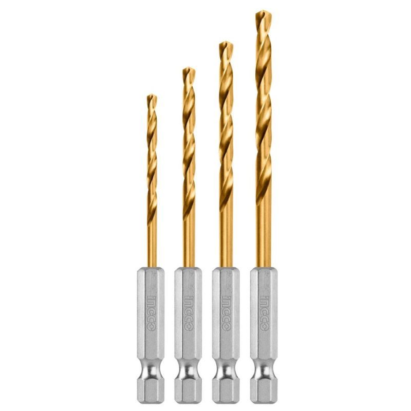 Σετ Τρυπάνια Μετάλλου HSS με Υποδοχή 1/4" AKD1401 INGCO - Image 2