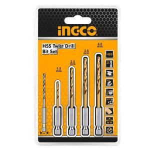 Σετ Τρυπάνια Μετάλλου HSS με Υποδοχή 1/4" AKD1402 INGCO - Image 2