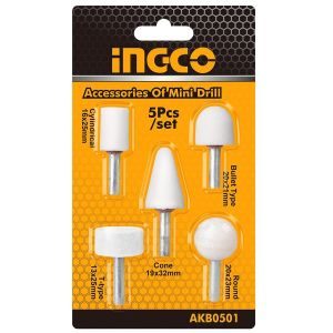 Σετ 5 τεμ Πέτρες Λειάνσεως AKB0501 INGCO