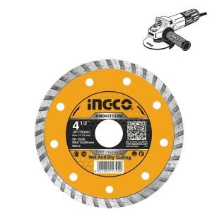 Διαμαντόδισκος Turbo Ξηράς και Υγρής Κοπής DMD031152M INGCO
