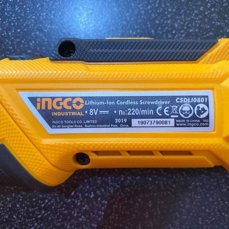 Επαγγελματικό Κατσαβίδι Μπαταρίας 8v Li-ion CSDLI0801 INGCO - Image 2