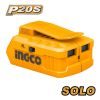 Φορτιστής USB-A 20V Li-Ion Powerbank SOLO CUCLI2001 INGCO