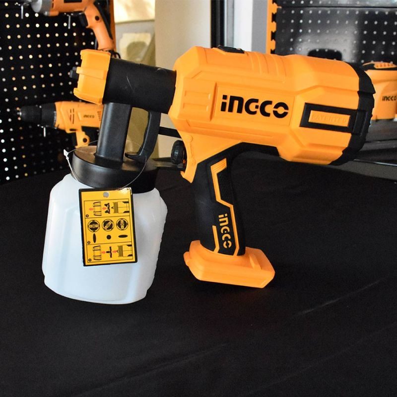 Πιστόλι Βαφής Μπαταρίας 20V Li-Ion SOLO CSGLI2001 INGCO - Image 7