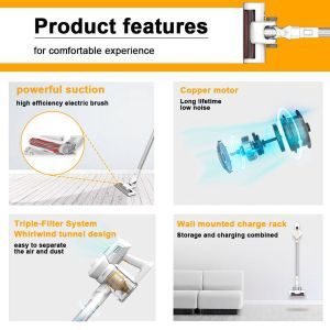 Σκουπάκι Cyclone Μπαταρίας Li-Ion 120W VCH22091 INGCO - Image 4