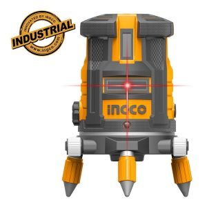 Επαγγελματικό Αυτοαλφαδιαζόμενο Laser Σταυρού με 5 Κόκκινες Δέσμες HLL306505 INGCO