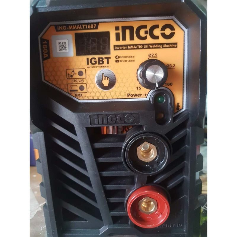 Ηλεκτροσυγκόλληση Inverter 160Α και για TIG MMALT1607 INGCO