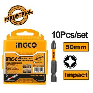 10 τεμ Κατσαβιδόμυτες 1/4 SDBIM11PH223 INGCO