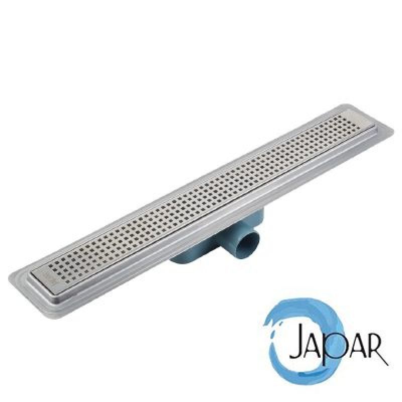 Κανάλι ντουζιέρας με πατούρα INOX Japar