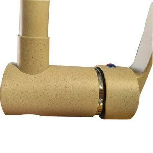 Βρύση κουζίνας σε μπεζ γρανίτη με ψηλό λαιμό - Image 3