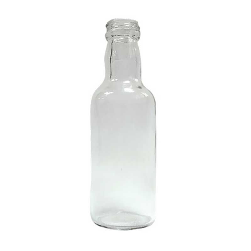 Μπουκάλι γυάλινο χωρίς καπάκι Φ20 50ml