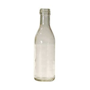 Μπουκάλι διάφανο απλό γυάλινο 200ml